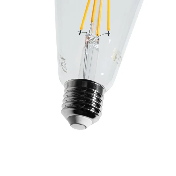 E27 LED Filament Glühbirnen ST64 Klar 4W 470 lm 2700K