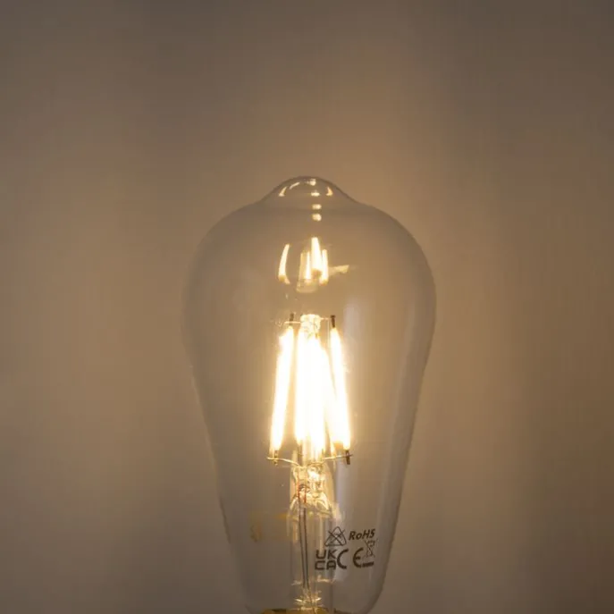 E27 LED Filament Glühbirnen ST64 Klar 4W 470 lm 2700K