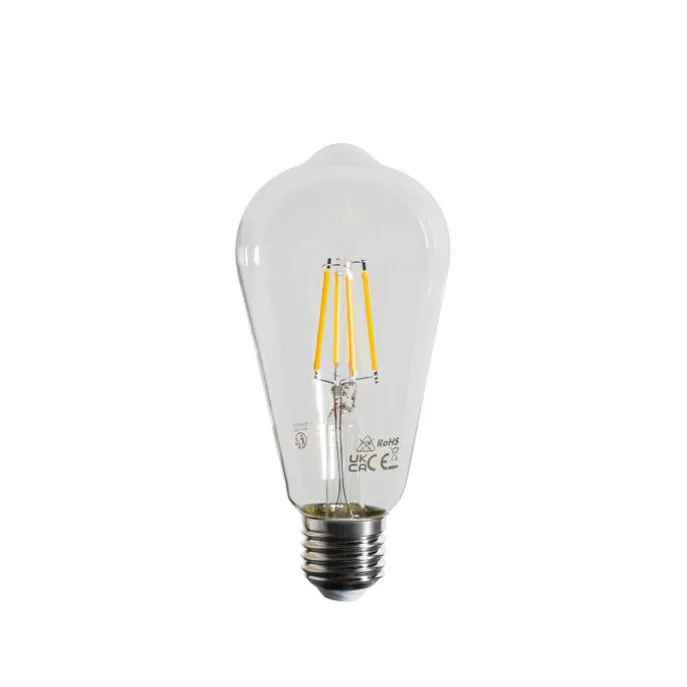 E27 LED Filament Glühbirnen ST64 Klar 4W 470 lm 2700K