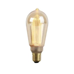 E27 LED Glühlampe Braunglas 2.5W 120lm 1800K