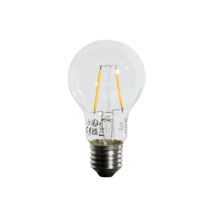 E27 LED-Glühbirne A60 Lux Sensor 2.5W 250lm 3000K