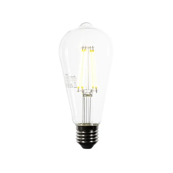 E27 LED-Glühbirne ST64 Klar 3,8W 806 lm 3000K