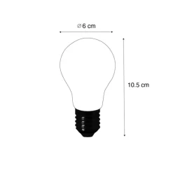 E27 LED-Lampe A60 klar 3,8W 806 lm 2700K