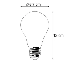 E27 LED-Lampe A67 opal 8W 900 lm 2700K