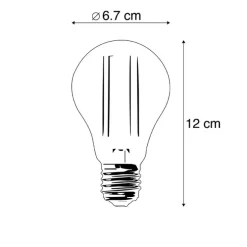 E27 LED-Lampe A67 8W 1055lm 2700K