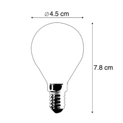 E14 LED-Lampe P45 matt 3,5W 360 lm 2700K