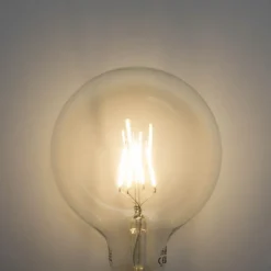 E27 3-Stufen dimmbare LED Spiral Filament G125 4W 450lm 3000K