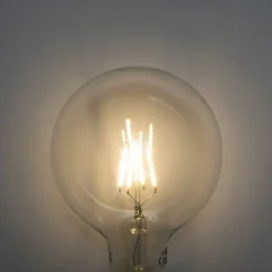 E27 3-Stufen dimmbare LED Spiral Filament G125 4W 450lm 3000K