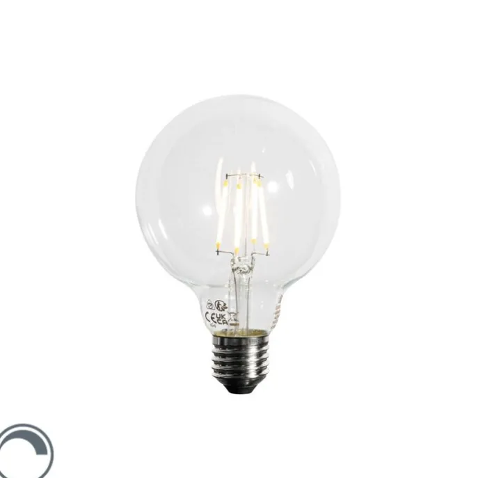 E27 3-Stufen dimmbare LED-Glühbirne G95 4W 450lm 3000K