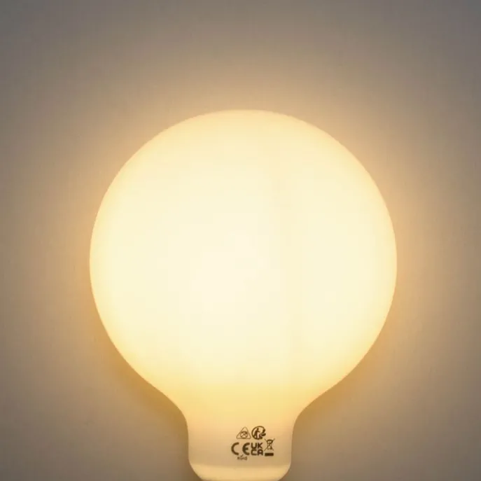 E27 3-Stufen dimmbare LED-Glühbirne Opal G125 4W 450lm 2700K