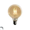 E27 3-Stufen dimmbare LED-Glühbirne Gold G95 4W 450lm 2700K