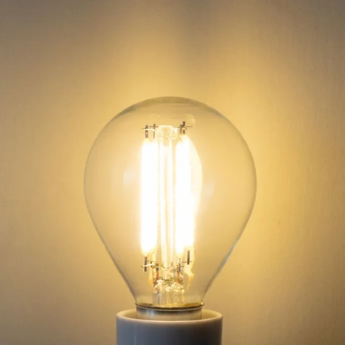 E14 3-Stufen-Dimmbare LED-Glühbirne P45 Klar 5W 470 lm 3000K