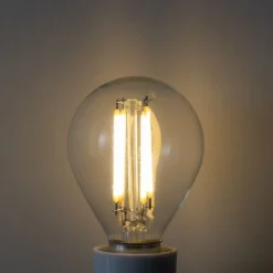 E14 3-Stufen-Dimmbare LED-Glühbirne P45 Klar 5W 470 lm 3000K