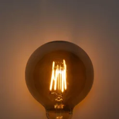 E27 3-Stufen-Dimmbare LED-Glühbirne Rauch G95 4W 200 lm 1900K