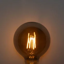 E27 3-Stufen-Dimmbare LED-Glühbirne Rauch G95 4W 200 lm 1900K