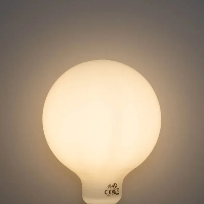 E27 3-Stufen-dimmbare LED-Glühbirne Opal G125 4W 450lm 3000K