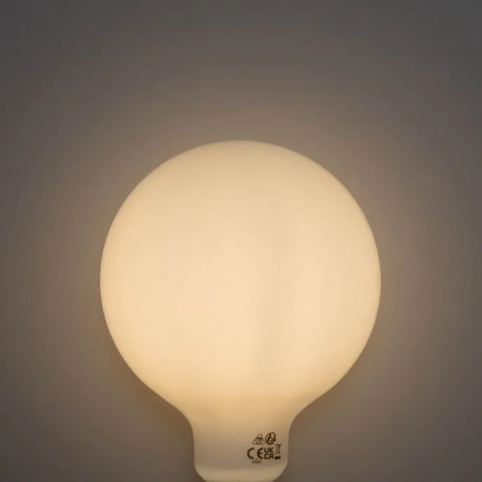 E27 3-Stufen-dimmbare LED-Glühbirne Opal G125 4W 450lm 3000K