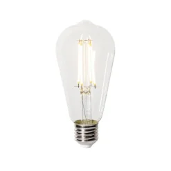 E27 3-Stufen-Dimmbare LED-Glühbirne ST64 Klar 6W 700 lm 2700K