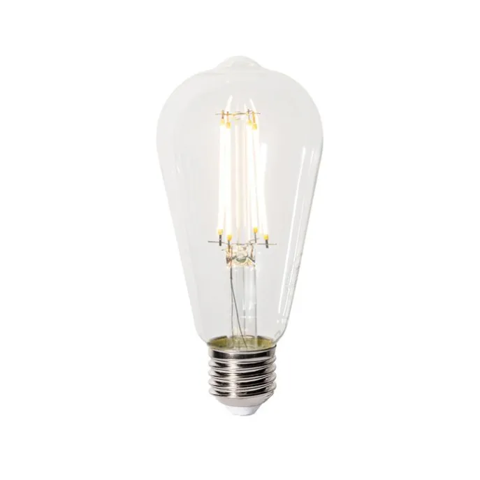 E27 3-Stufen-Dimmbare LED-Glühbirne ST64 Klar 6W 700 lm 2700K