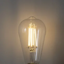 E27 3-Stufen-Dimmbare LED-Glühbirne ST64 Klar 6W 700 lm 2700K