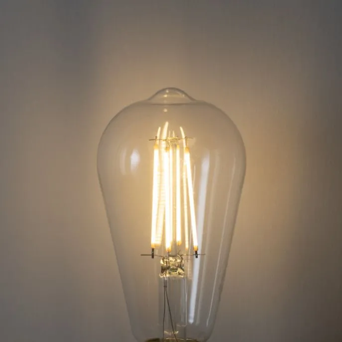 E27 3-Stufen-Dimmbare LED-Glühbirne ST64 Klar 6W 700 lm 2700K