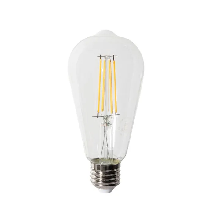E27 3-Stufen-Dimmbare LED-Glühbirne ST64 Klar 6W 700 lm 2700K