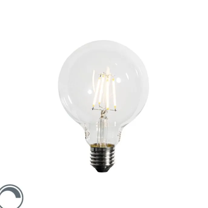 E27 3-Stufen-dimmbare LED-Glühbirne G95 4W 450lm 2700K