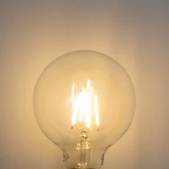 E27 3-Stufen-dimmbare LED-Glühbirne G95 4W 450lm 2700K