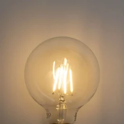 E27 3-Stufen-dimmbare LED-Glühbirne G95 4W 450lm 2700K