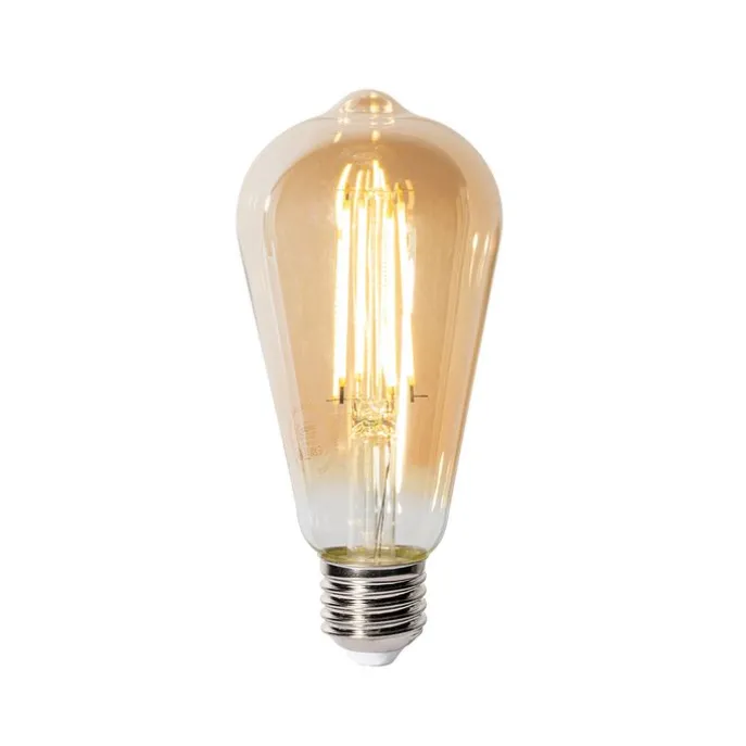 E27 3-Stufen-Dimmbare LED-Glühbirne ST64 Gold 6W 700 lm 2700K