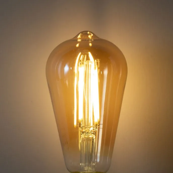 E27 3-Stufen-Dimmbare LED-Glühbirne ST64 Gold 6W 700 lm 2700K