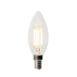 E14 3-Stufen-Dimmbare LED-Glühbirne B35 Klar 4W 450 lm 2700K