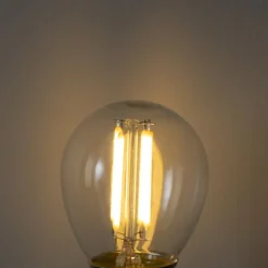 E27 3-Stufen-Dimmbare LED-Glühbirne P45 Klarglas 5W 470 lm 2700K