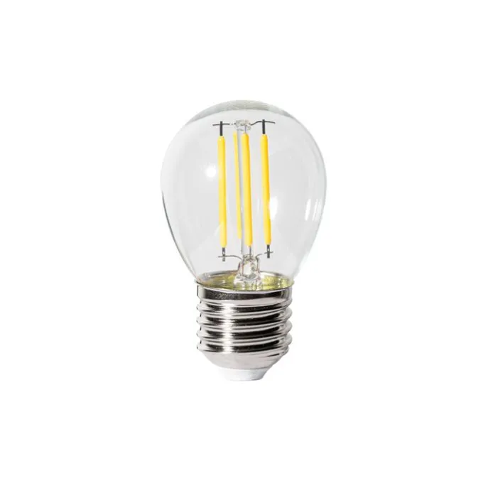 E27 3-Stufen-Dimmbare LED-Glühbirne P45 Klarglas 5W 470 lm 2700K