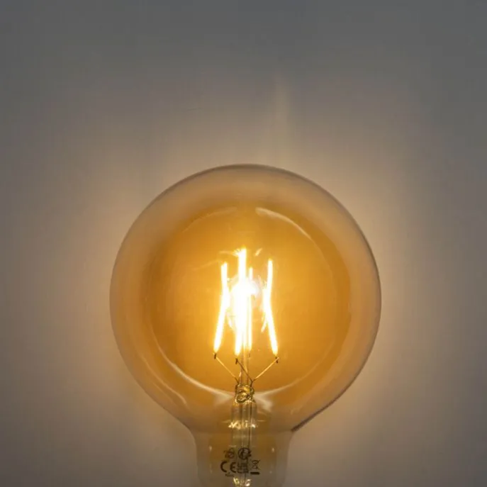 E27 3-Stufen-dimmbare LED-Lampe Gold G125 4W 450lm 2700K