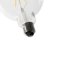 E27 3-Stufen-dimmbare LED-Spirale Filament G125 4W 450lm 2700K