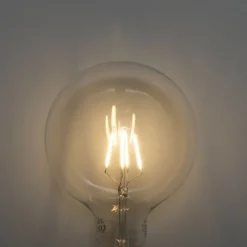 E27 3-Stufen-dimmbare LED-Spirale Filament G125 4W 450lm 2700K