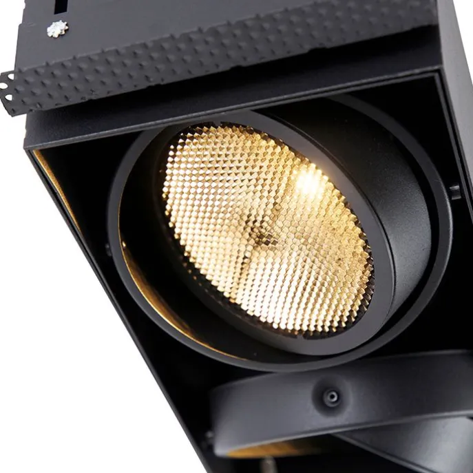 Einbau Spot schwarz 2-Licht GU10 AR111 Trimless - Oneon Honey