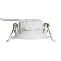 Einbauleuchte weiß schwenkbar 6,5 cm inkl. LED IP54 Ultra Slim - Pupil