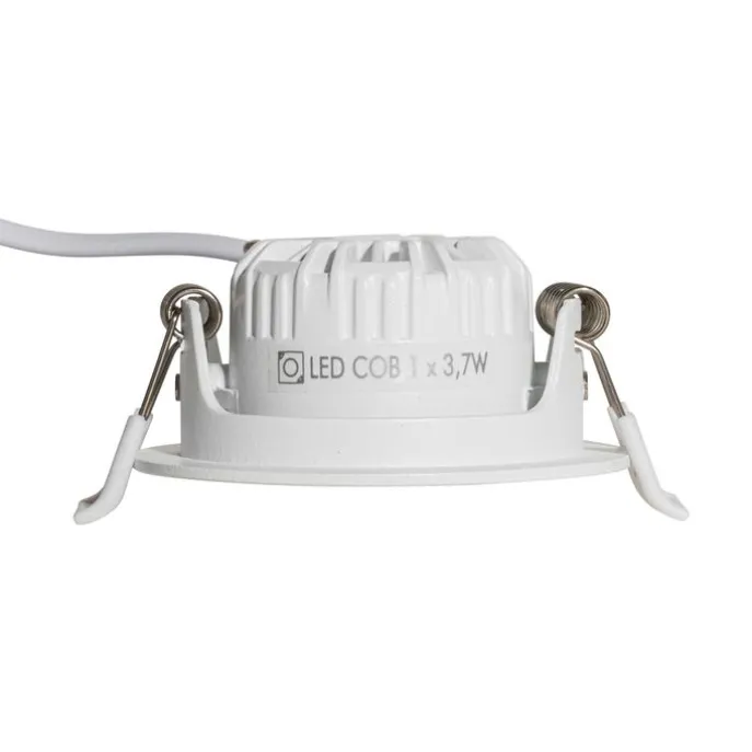 Einbauleuchte weiß schwenkbar 6,5 cm inkl. LED IP54 Ultra Slim - Pupil