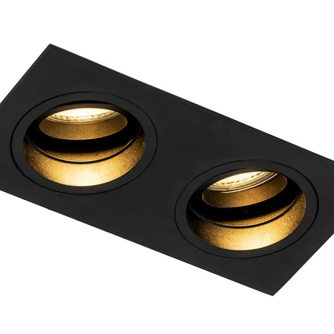 Einbaupunkt schwarz einstellbar 2-Licht - Chuck