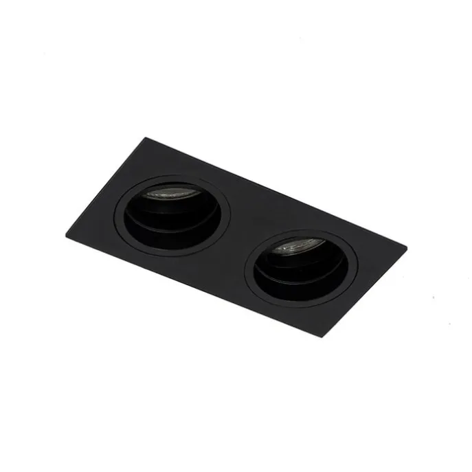 Einbaupunkt schwarz einstellbar 2-Licht - Chuck