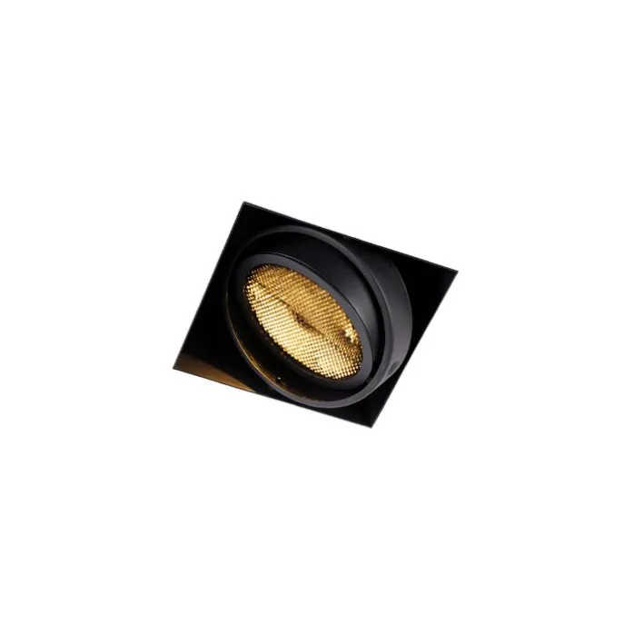 Einbaupunkt schwarz 1-Licht GU10 AR111 Trimless - Oneon Honey