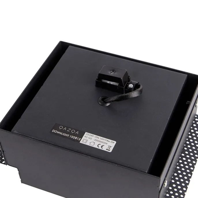 Einbaupunkt schwarz 1-Licht GU10 AR111 Trimless - Oneon Honey