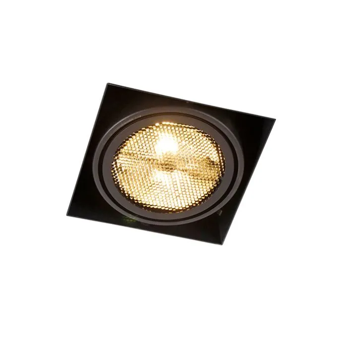 Einbaupunkt schwarz 1-Licht GU10 AR111 Trimless - Oneon Honey