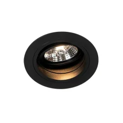 Einbaupunkt schwarz verstellbar rund - Spannfutter 70