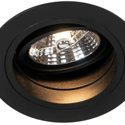 Einbaupunkt schwarz verstellbar rund - Spannfutter 70