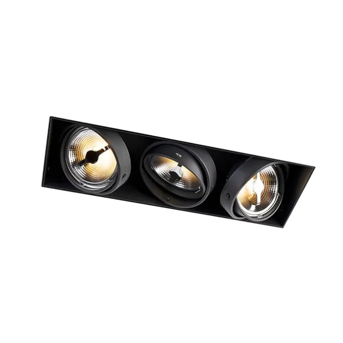 Einbaupunkt weiß AR111 trimmlos 3-Licht - Oneon 111-3