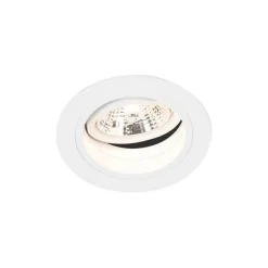 Einbaupunkt weiß einstellbar rund - Spannfutter 70