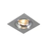 Einbauspot eckig Aluminium dreh- und neigbar - Chuck